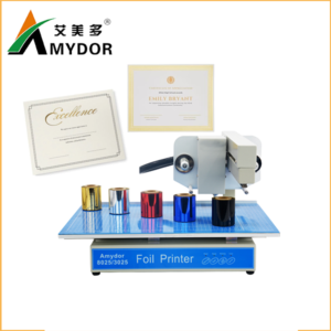 certificates hot foil printing machine