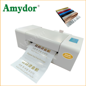 Amydor 360D consumables-saving continuous paper-feed hot foil printer